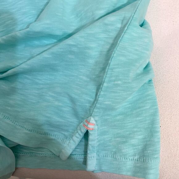 VINEYARD VINES Mens ISLAND Dyed Slub COTTON Pocket Polo CAICOS SMALL Aqua NWT - Picture 8 of 14